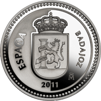 Imágenes con las monedas de Badajoz
