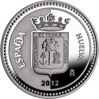 Imágenes con las monedas de Huelva