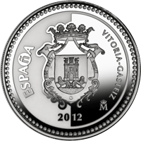 Imágenes con las monedas de Vitoria - Gasteiz