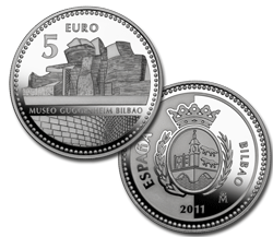Imagen en alta definicin de la moneda de Bilbao
