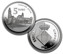 Imagen en alta definicin de la moneda de Girona
