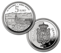 Imagen en alta definicin de la moneda de Granada