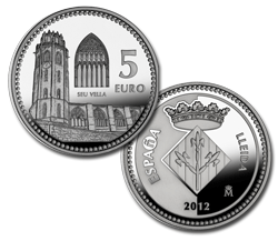 Imagen en alta definicin de la moneda de Lleida
