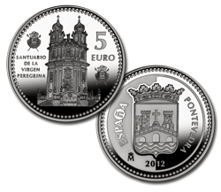 Imagen en alta definicin de la moneda de Pontevedra