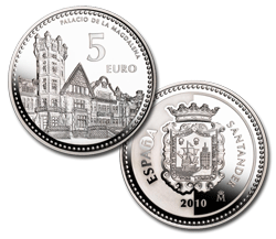 Imagen en alta definicin de la moneda de Santander