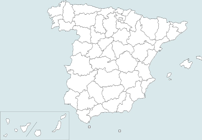 Imagen del mapa completo de España